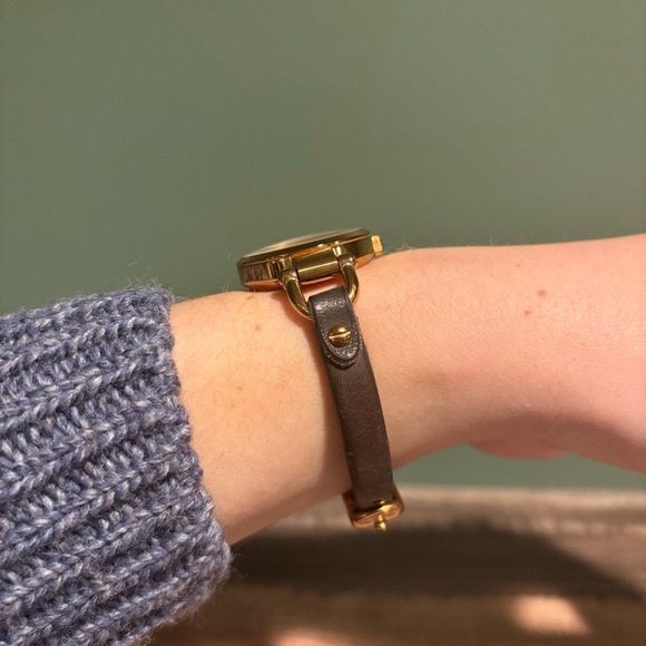 Rose Gold Fossil Watch with Brown Leather Strap - Picture 2 of 8